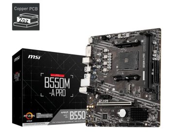MSI B550M-A PRO AMD AM4 Motherboard