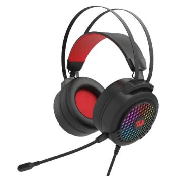 Redragon Carmen H261 Lightweight RGB Gaming Headset Wired Black