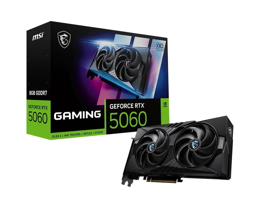 MSI GeForce RTX 5060 GAMING OC 8GB GDDR7 1